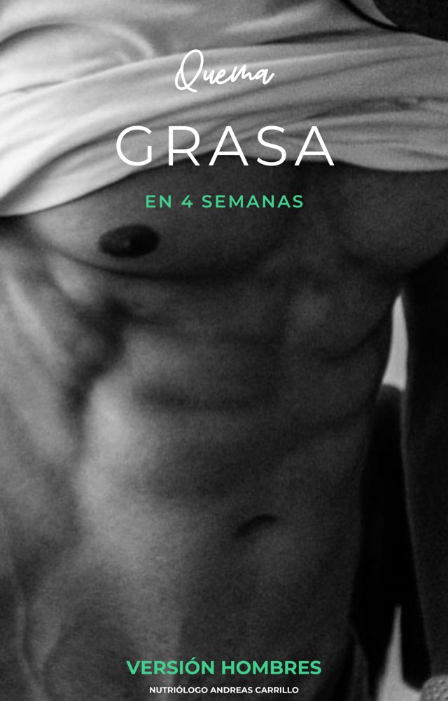 Portada del plan de 4 semanas de pérdida de grasa